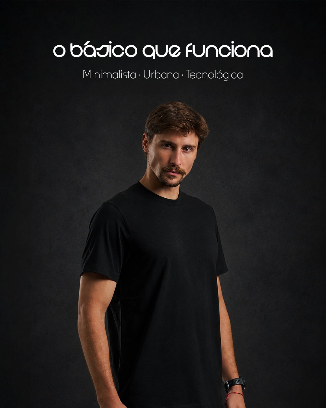 o básico que funciona · Minimalista, Urbana, Tecnológica
